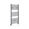 Milano Artle - Anthracite Straight Heated Towel Rail - 1200mm x 600mm