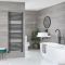 Milano Artle - Anthracite Straight Heated Towel Rail - Choice of Size