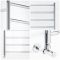 Milano Esk - Stainless Steel Heated Towel Rail - Choice of Size