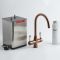 Milano Elizabeth - Traditional 3-in-1 Instant Boiling Hot Water Kitchen Mixer Tap - Brushed Copper