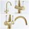 Milano Elizabeth - Traditional 3-in-1 Instant Boiling Hot Water Kitchen Mixer Tap - Gold