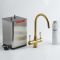 Milano Elizabeth - Traditional 3-in-1 Instant Boiling Hot Water Kitchen Tap - Gold