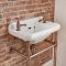 Milano Richmond - 515mm Traditional Basin and Washstand - Copper (2 Tap-Holes)