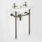 Milano Richmond - 515mm Traditional Basin and Washstand - Oil Rubbed Bronze (2 Tap-Holes)