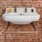 Milano Richmond - 560mm Traditional Basin and Washstand - Copper (2 Tap-Holes)