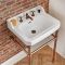 Milano Richmond - 560mm Traditional Basin and Washstand - Copper (3 Tap-Holes)