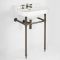 Milano Richmond - 560mm Traditional Basin and Washstand - Oil Rubbed Bronze (3 Tap-Holes)