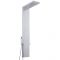 Milano Tahuata - Chrome Thermostatic Outdoor Shower Tower with Shower Head, Hand Shower and Body Jets (5 Outlet)