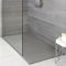 Milano Rasa - Light Grey Slate Effect Rectangular Shower Tray - 1000mm x 800mm