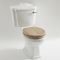 Milano Legend - Traditional Toilet Pan with Cistern and Warm Oak Seat