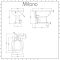 Milano Richmond - White Traditional Floor Standing Bidet - 405mm x 390mm