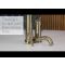 Milano Clarus - Modern Freestanding Bath Shower Mixer Tap with Hand Shower - Brushed Brass