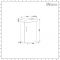 Milano Lurus - Oak 400mm Compact Wall Hung Cloakroom Vanity Unit with Black Basin