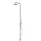 Milano Sevilla - Chrome Outdoor Shower with Shower Head and Hand Shower (2 Outlet)