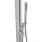 Milano Sevilla - Chrome Outdoor Shower with Shower Head and Hand Shower (2 Outlet)