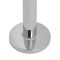 Milano Lugo - Chrome Outdoor Shower with Shower Head and Hand Shower (2 Outlet)