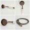Milano Elizabeth - Oil Rubbed Bronze Traditional Triple Exposed Thermostatic Shower with Grand Rigid Riser Rail and Wall Spout (3 Outlet)