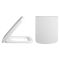 Milano Lurus - Concrete Grey Modern Farington Toilet and Basin Combination Unit - 500mm x 890mm