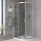 Milano Portland - 900mm Quadrant Shower Enclosure with Slate Tray - Choice of Tray Finish