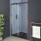 Milano Vara - Brushed Copper Sliding Shower Door with Slate Tray - Choice of Sizes