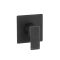 Milano Preto - Modern Square Manual Shower Valve - One Outlet - Black