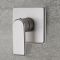 Milano Ashurst - Modern 1 Outlet Manual Shower Valve - Brushed Nickel