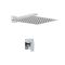 Milano Arvo - Chrome Shower with Wall Mounted Shower Head (1 Outlet)