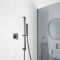 Milano Orno - Gun Metal Grey Shower with Riser Rail and Hand Shower (1 Outlet)