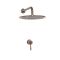 Milano Eris - Manual Shower Valve with Shower Head - Copper (1 Outlet)