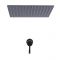 Milano Nero - Black Shower with Recessed Shower Head (1 Outlet)