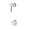 Milano Mirage - Modern One Outlet Valve with Overflow Bath Filler and Waste - Chrome