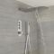 Milano Orta - Chrome Thermostatic Shower with Waterblade Shower Head and Hand Shower (3 Outlet)