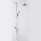 Milano Elizabeth - Traditional Victorian Grand Rigid Riser with Hand Shower - Chrome and Black