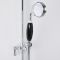Milano Elizabeth - Traditional Riser Rail Kit with Hand Shower and Outlet Elbow - Chrome and Black