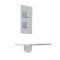 Milano Blade - Wall Mounted Waterfall Bath Filler and Square Concealed Thermostatic Valve - Chrome