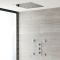 Milano Arvo - Chrome Thermostatic Shower with Recessed Shower Head and Body Jets (2 Outlet)