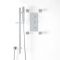 Milano Arvo - Chrome Thermostatic Shower with Riser Rail, Hand Shower and Body Jets (2 Outlet)