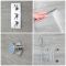 Milano Mirage - Chrome Thermostatic Shower with Hand Shower and Body Jets (2 Outlet)