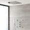 Milano Arvo - Chrome Thermostatic Shower with Diverter, Recessed Shower Head, Hand Shower and Body Jets (3 Outlet)