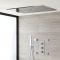 Milano Arvo - Chrome Thermostatic Shower with Diverter, Shower Head, Hand Shower and Body Jets (3 Outlet)