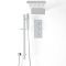 Milano Arvo - Chrome Thermostatic Shower with Diverter, Waterblade Shower Head and Riser Rail with Hand Shower (3 Outlet)