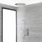 Milano Mirage - Chrome Thermostatic Shower with Diverter, Recessed Shower Head, Hand Shower, Riser Rail and Body Jets (3 Outlet)