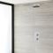 Milano Mirage - Chrome Thermostatic Shower with Slim Shower Head (1 Outlet)