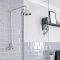 Milano Elizabeth - Traditional Twin Exposed Thermostatic Shower Valve - Chrome and White
