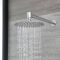 Milano Mirage - Chrome Thermostatic Shower with Diverter, Wall Mounted Shower Head and Hand Shower (2 Outlet)