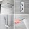 Milano Mirage - Chrome Thermostatic Shower with Diverter, Shower Head, Hand Shower and Riser Rail (2 Outlet)