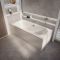 Milano Ballam - Modern Round Double Ended Bath - Choice of Size and Panels