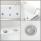 Milano Breeze - Whirlpool Double Ended Spa Bath - 1700mm x 800mm - Chrome