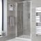 Milano Portland - Chrome Bi-Fold Shower Door - Choice of Sizes and Side Panel