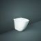 RAK Sensation - Gloss White Modern Rimless Back to Wall Toilet with Soft Close Seat